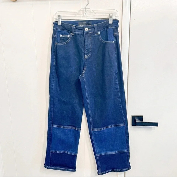 Universal Standard X Erdem Hana patchwork jeans size 4 - Picture 2 of 13